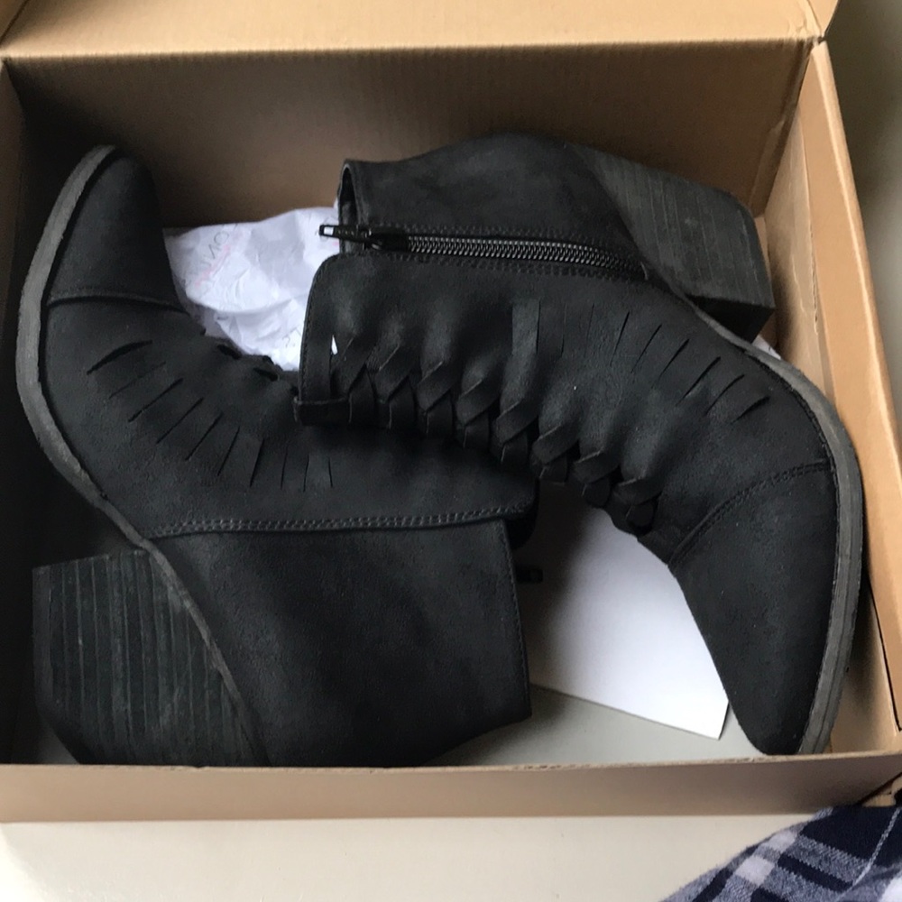 Black ankle boots - Picture 6 of 7